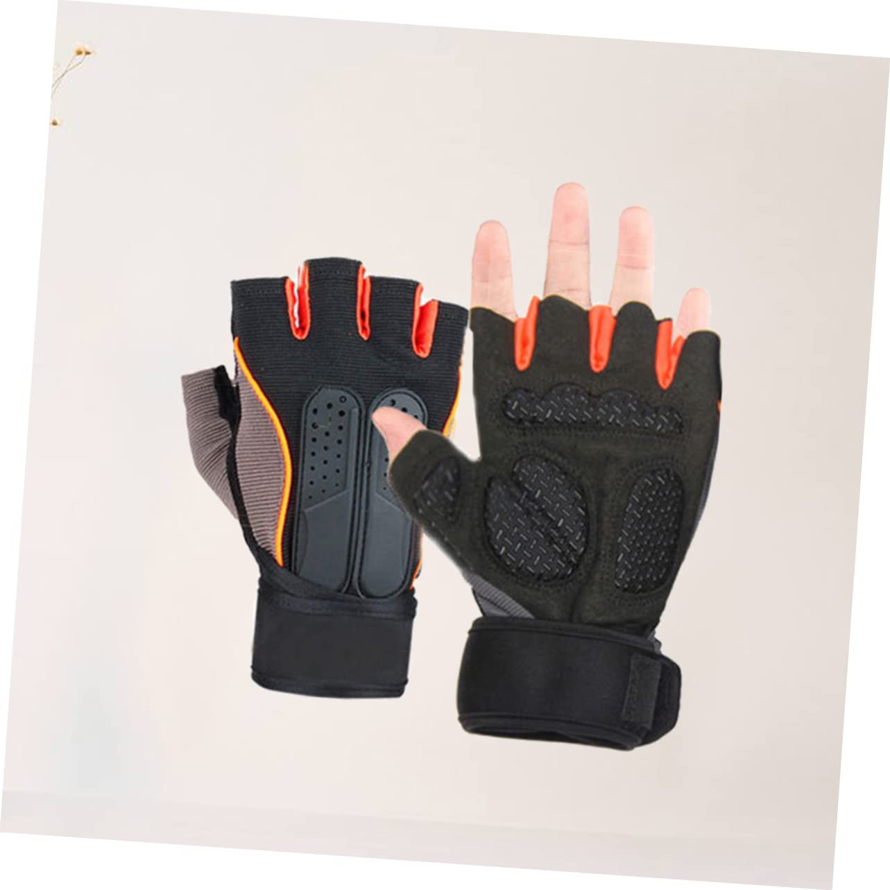 3 Paia Guanti da Allenamento Guanti da Allenamento per Uomo Guanti da Esercizio r Uomo Guanti da Ciclismo Mezzi Guanti per Sollevamento Pesi Guanti da Uomo con Manubri Fitness Personalizzati