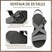 Imagen de Acfoda Sandalias Mujer Verano Sandalias de Playa Ortopedicas Negro 38