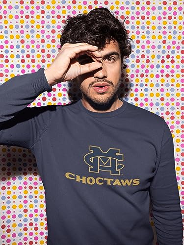 CreateMyTee | Mississippi College Choctaws Crewneck Sweatshirt3