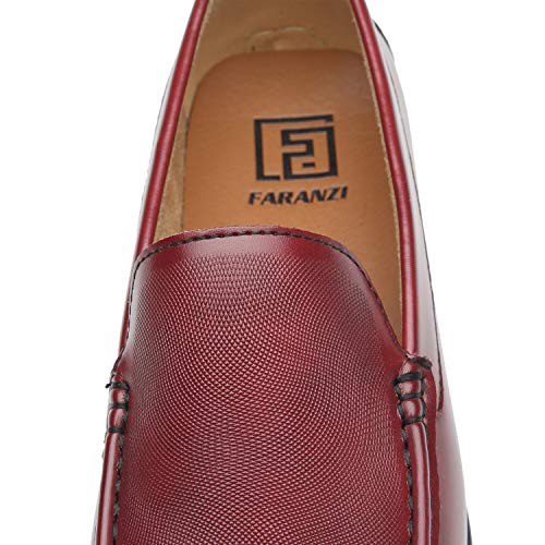 Faranzi Mens Driving Moccasins Penny Slip On Loafers Classic Comfortable Casual Driving Shoes Boat Shoes for Men