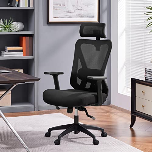Yaheetech Office Chair Ergonomic Desk Chair High Back Computer Chair Swivel Executive Work Chair...