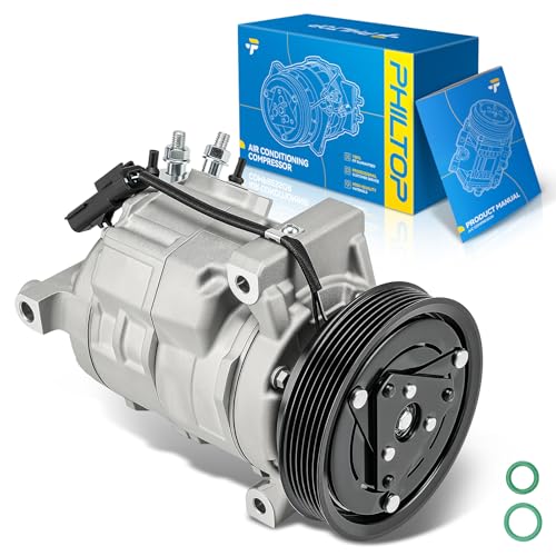 Image of PHILTOP C2090 Air Conditioner AC Compressor with Clutch for Ram 1500 2009-2012 5.7L,Ram 2500 2009-2018 5.7L,Ram 3500 2009 2011-2018 5.7Liter, 2014-2023 6.4L,Ram 2500 /4500 /5500 2014-2023 6.4L
