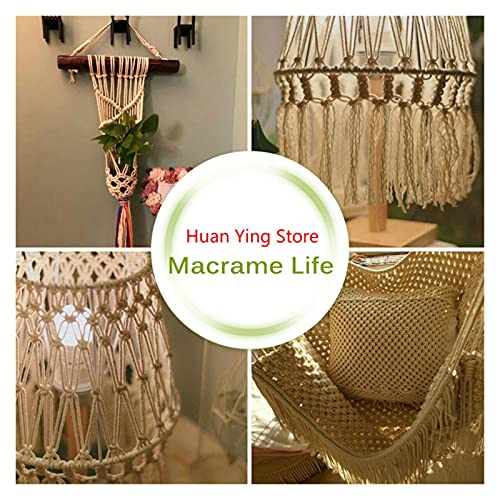 Cuerda de macramé beige natural torcida de 3mm a 8mm para manualidades y bodas 7