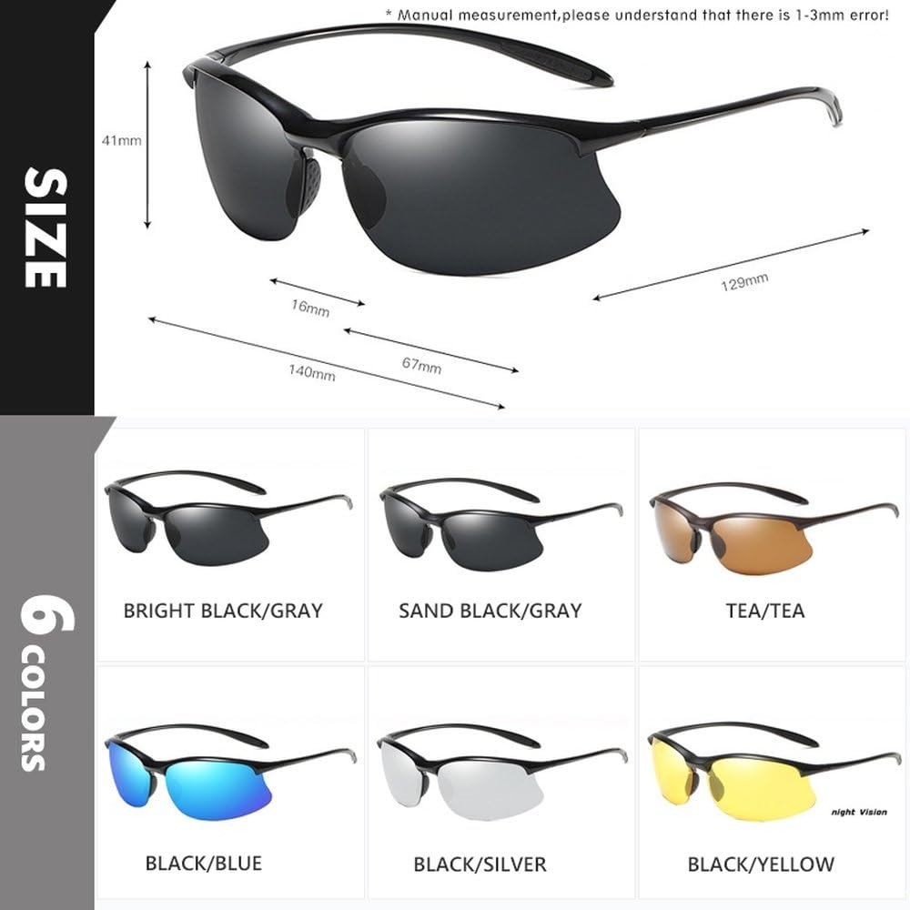 Gafas de sol polarizadas de diseño para hombre, gafas de conducir para hombre, gafas de sol modernas
