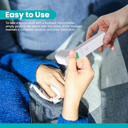Touchless Baby Thermometer with Fever Alarm and Memory LCD Display - Image 5