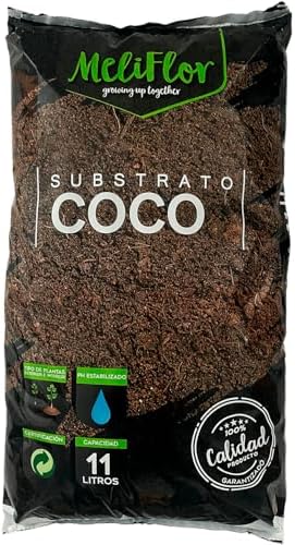 Meliflower Coconut Fibre Substrate 11L (100% Natural, Aires and P...