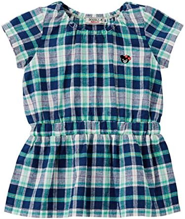 Amazon Mikihouse Double B ミキハウスダブルb トロピカル チェック柄の半袖ワンピース 90cm 紺 グリーン ワンピース チュニック 通販
