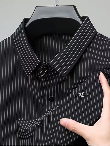 Image of Lymio Men Shirt || Striped Shirt for Man || Full Sleeve|| Premimum Casual Style (Royal)
