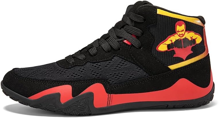 Boxing Shoes for Men Women Wrestling & Weightlifting Shoes for Powerlifting, Breathable Lightweight Training for Men, Youth