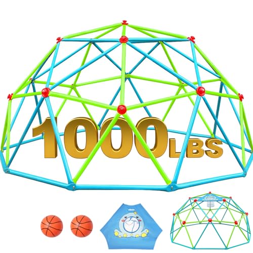 Zupapa 10FT Climbing Dome Jungle Gym for Kids