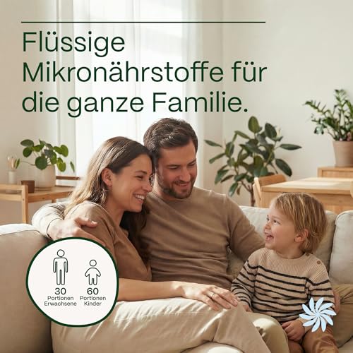 Multivitamin Mikronährstoffkonzentrat 60 Portionen - Saftkonzentrat mit Vitaminen aus Fruchtsaft & Pflanzenextrakten 300 ml | vegane Mikronährstoff-Komplex + Pumper & Dosierlöffel | GreatVita