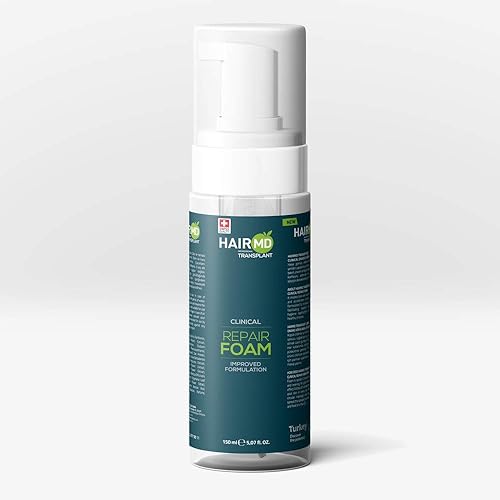 Miniatura 3 de Juego de reparación capilar de trasplante  Set de recrecimiento del cabello con champú regenerador de 8.5 fl oz y espuma reparadora de 5.1 fl oz