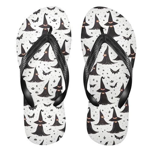 RunningBear Witch Wizard Halloween Womens Flip Flops Sandals Comfortable Thong Sandals