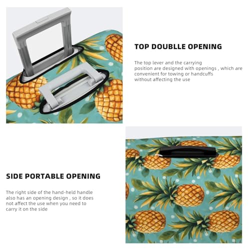 Luggage Cover Protector - Hawaiian Pineapple Print Suitcase Covers for Luggage Fit 29-32 Inch Suitcase4