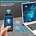 Bluetooth Adapter for PC 5.0, Bluetooth Dongle EDR Adapter for Keyboard Mouse Headsets Speakers, Bluetooth Adapter for PC Windows 10(Plug and Play)-Bluetooth USB Adapter for Computer/Laptop, Blue