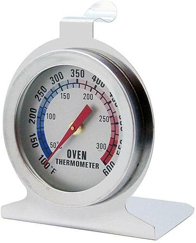 TPALPKT Termómetro de horno de acero inoxidable para horno eléctricode gas mini esfera de lectura instantánea termómetro de cocina parrilla de