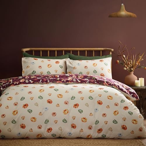 Housse de couette réversible prune fini le lit terne et difficile à repasser - 3