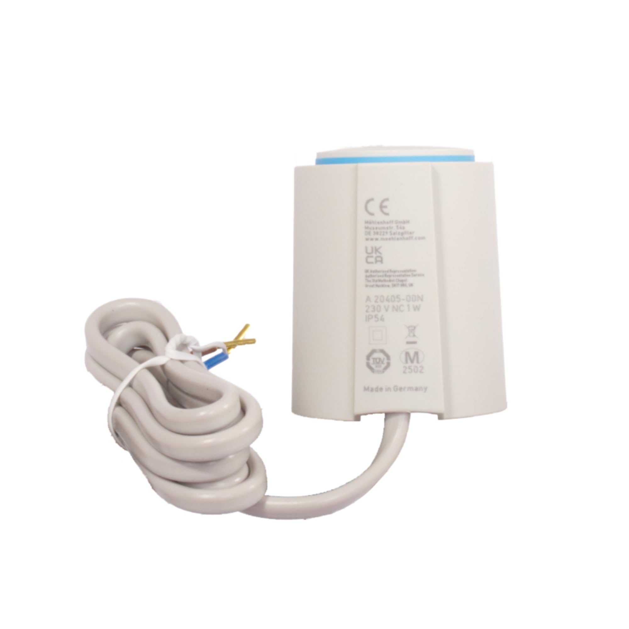 Möhlenhoff Stellantrieb Alpha-5 universal SET 15 Stück für Fussbodenheizung 230 V Typ VA 10 passend auf Heimeier Kermi Roth Herb Thermoval u.a. Farbe lichtgrau RAL 7035 Ausführung NC Stromlos-zu