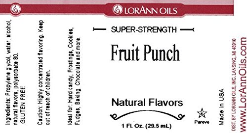 Miniatura 2 de LorAnn Tropical Punch (fruta de la pasión) sabor SS, botella de 16 onzas