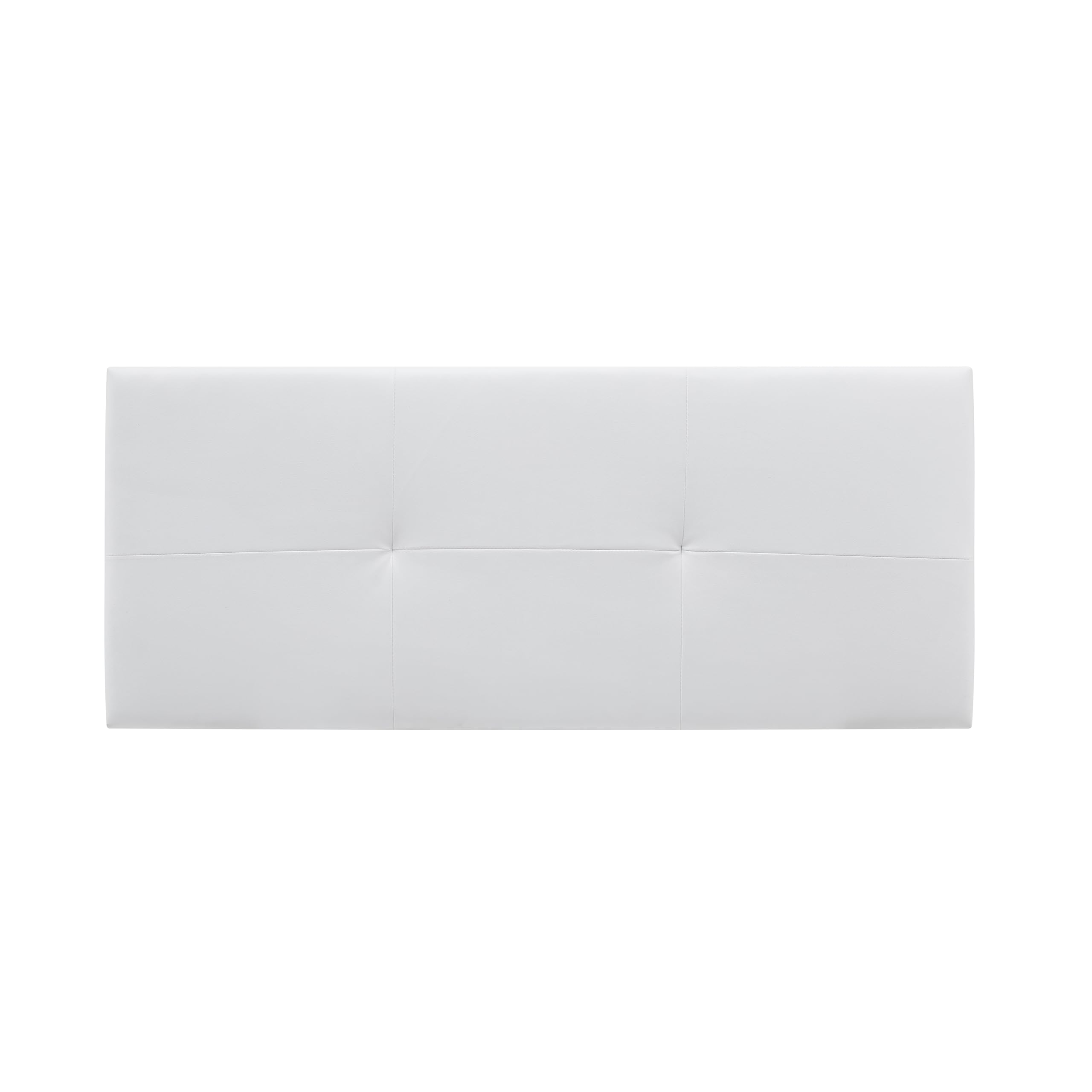 HOME DESIGN & CONFORT®️ Cabeceros de Cama en Polipiel de Fácil Montaje y Fácil Limpieza en Varias Medidas y Colores a Seleccionar (Blanco, 160x50cm) Apto para Camas de 80/90/105/115/120/150/160 ctms
