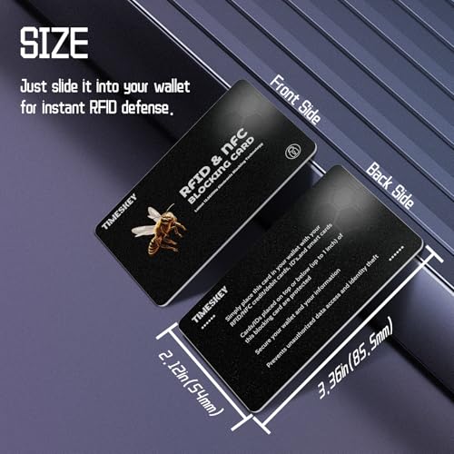 RFID Blocking Cards(4-Pack)–Ultra Thin Credit Card Protector for Wallet,Shields ID/Credit Card/Passport from Skimming–Durable Theft Cards2