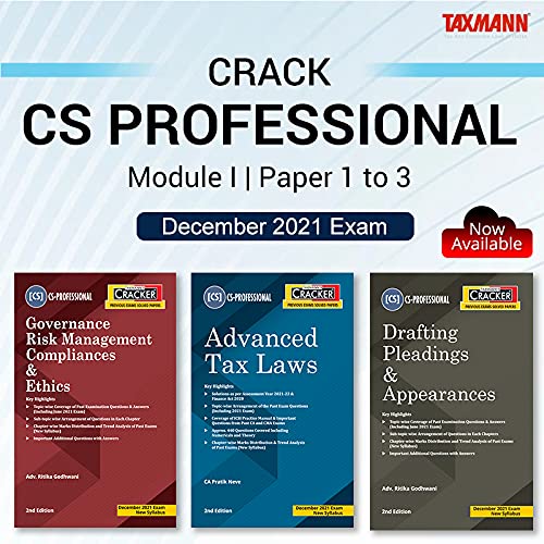 Taxmanns Combo For Cs Professional December 2021 Exams Module I ...