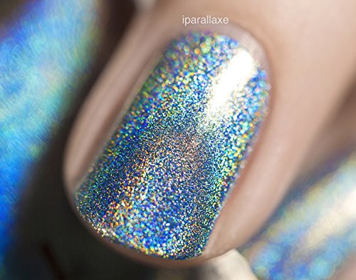 Image of ILNP Aria - Sky Blue Ultra Holographic Nail Polish, Chip Resistant Manicure, Non-Toxic Nail Lacquer, Vegan, Cruelty Free, 12ml