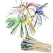 YapitHome 100 Pezzi Stuzzicadenti da Cocktail Stuzzicadenti Decorativi Cocktail Stick Usato per Cocktail, Barbecue,Feste, Vassoio Decorativo(Colore Casuale)