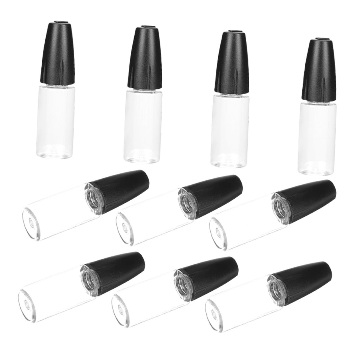 Cabilock 5 Series Botella Transparente Botellas Simple Mini Botella Exprimible Cuentagotas Botella Aplicadora De Pegamento Frasco Aplicador Con Punta Fina La Mascota 10 Piezas X 5