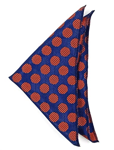 Image of formal cravat set for men with pocket square Men's Cravat Necktie, Self Design Microfiber Dark Multi color Free Size