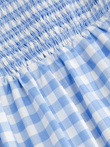 Image of CIDER Women's Strapless Dress with Pockets Tube Striped Long Midi Dresses A Line Beach Vacation Casual Summer Outfits