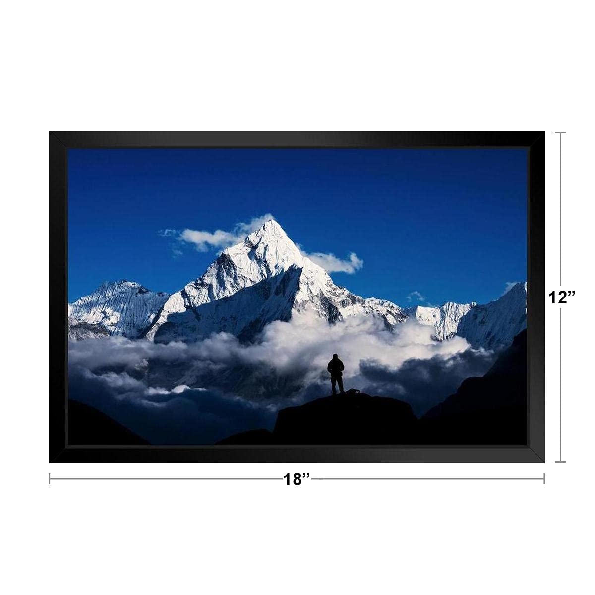 【水彩画】三水公平/ヒマラヤ/ネパール/真作/絵画/額付き/山脈/山 水彩画】三水公平/ヒマラヤ/ネパール/真作/絵画/額付き/山脈/山 水彩画