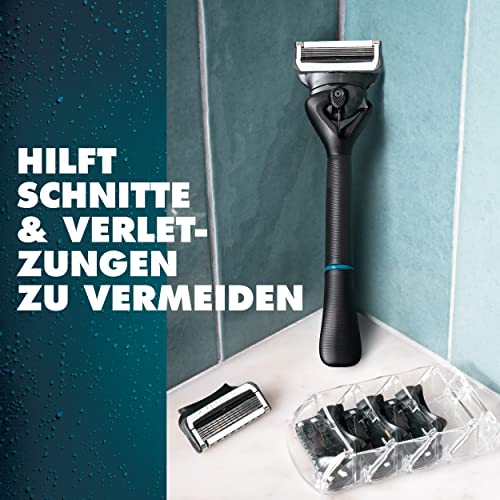 Gillette Body & Intimate Rasierklingen, 4 Original Ersatzklingen, Schwarz – Ansicht 3