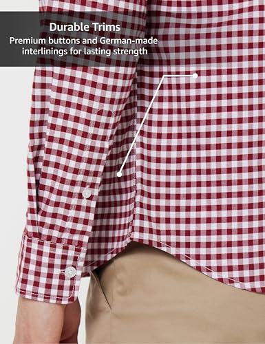 Image of Symbol Premium Men's Checkered Casual Shirt - Regular Fit | Full Sleeve | Pure Cotton (Available in Plus Sizes)