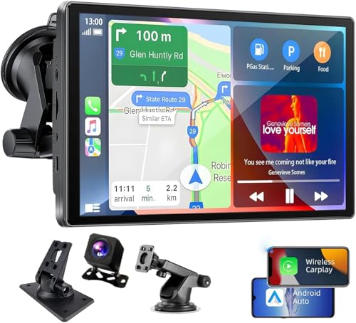 Image of Cason Upgraded Carplay /Car Android System Touch Screen 7-Inch Android Car Stereo Infotainment System with Rear Camera IPS LED Display Screen with Voice Control,BT for All Vehicles