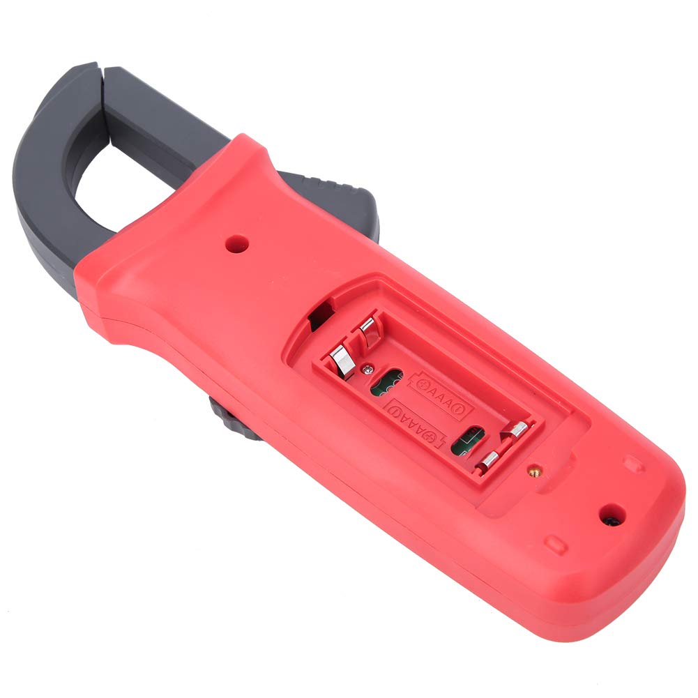 UT202 Plus Pinza amperimétrica portátil de mano con rango automático True RMS, tamaño de apertura de mandíbula de 28 mm, con pantalla LCD retroiluminada grande, para elect