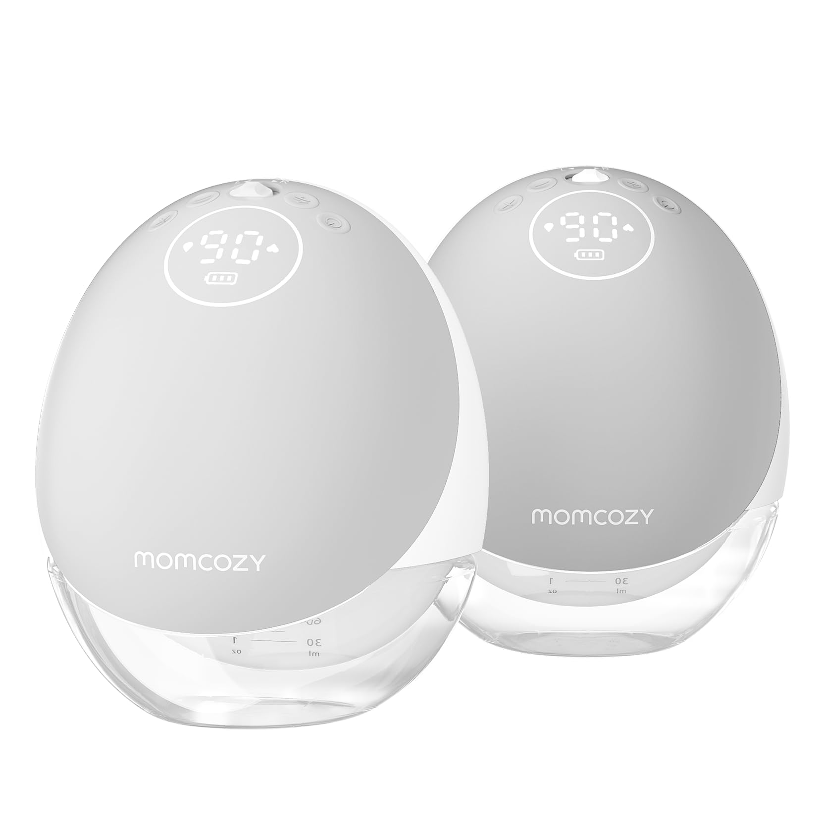 Momcozy Portable Breast Pump M9, Electric Breast Pump Mobile Flow for with 24mm Flange, Banana Yellow,2 Count