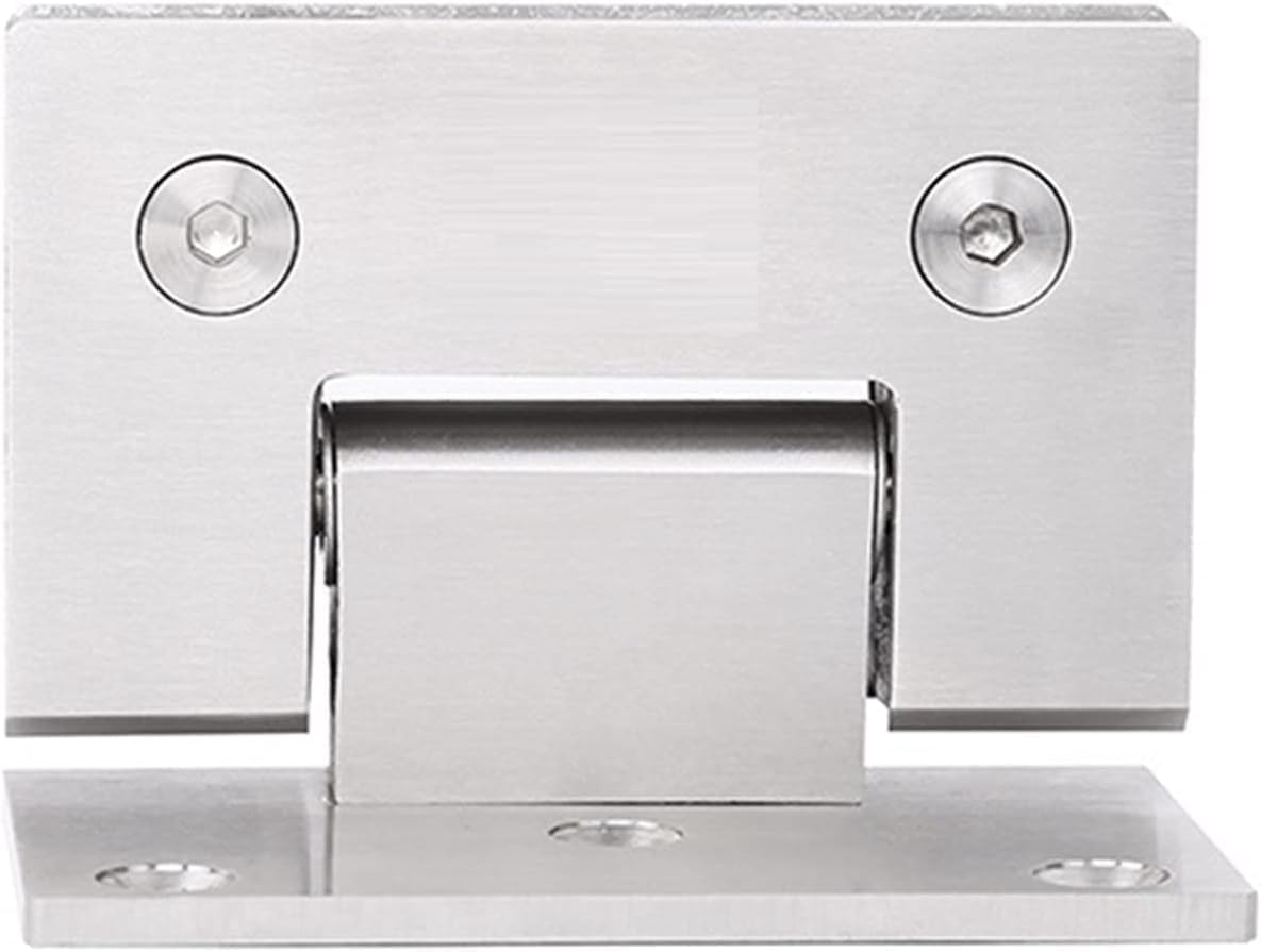Jfgctyhxy One Color Glass Door Hinges, Bathroom Clamp,1Pcs Soft Close Cabinet Hinge Accessories, 90 Degree Glass Door Clamps Shower