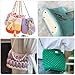5 PCS Bag Bases for Crochet PU Leather Bag Bottom Oval Bag Bottom Long Oval Purse Bottom Knitting Crochet Base Purse Bottom Bags Cushion Base with Holes for DIY Crochet Bag Shoulder Bags Craft Making