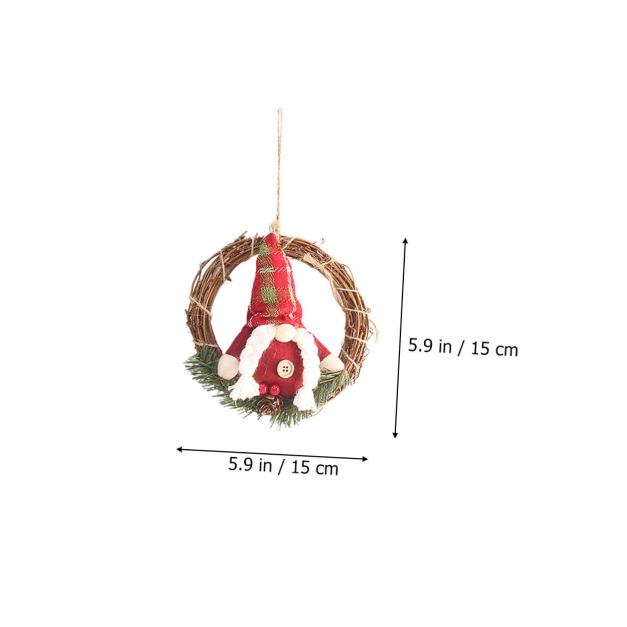 TOPBATHY 10 Pezzi Ghirlanda Di Vite Di Natale Ghirlanda Di Finestra Di Natale Ghirlanda Di Natale Artificiale Appesa Ghirlanda Di Natale Ghirlande Per Porta D'Ingresso Decorazioni Per La