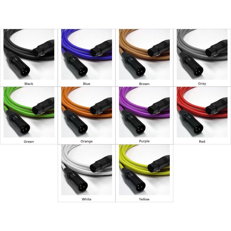 Amazon.com: Canare L-4E6S Star Quad XLR Microphone Cable | Neutrik