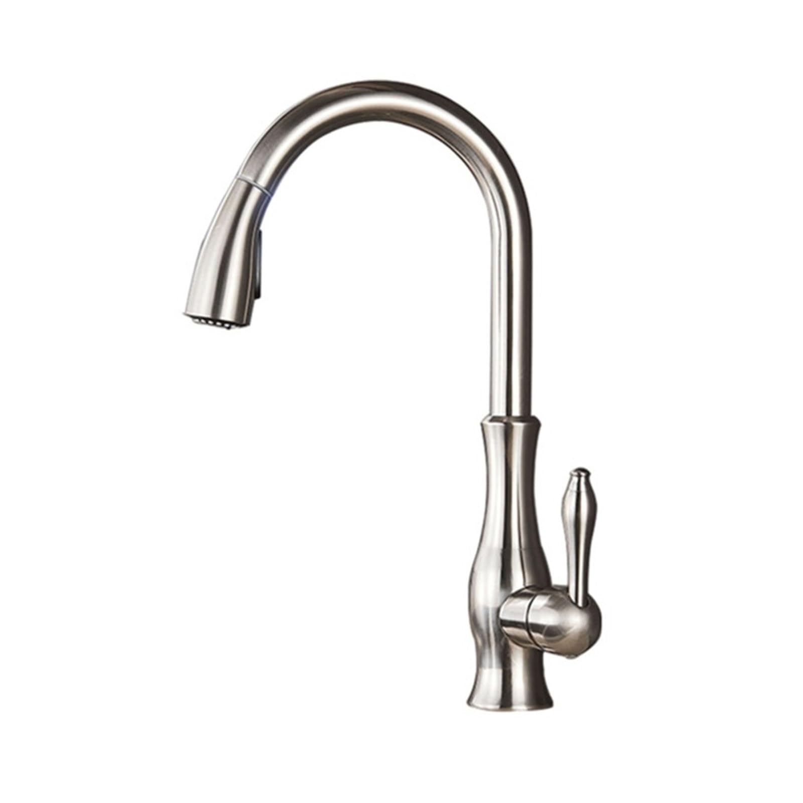 HADECOLL Pull-Out Faucet Smart Touch Kitchen Faucets Crane Deck Mount Rotate For Sensor Kitchen Water Tap Sink Mixer Touch Faucet Sensor Water Mixer Tap Easy To Install,Nickel Sensor