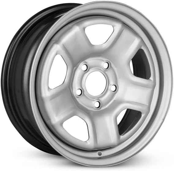 New 16x6.5 inch OEM Direct Replacement Steel Wheel for Ford Fusion 2010–2012 5-114.3mm Silver 16 in Rim YX87S4AAA