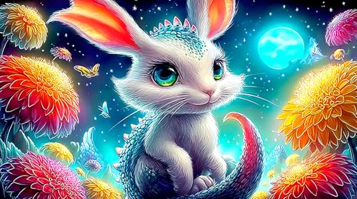 Puzzle de 1000 piezas con diseño de conejos para tardes de juego educativo en familia
