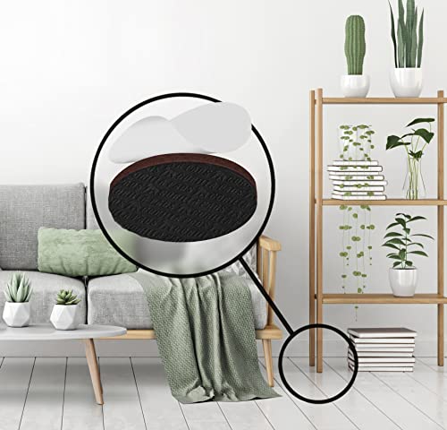 Image of Slipstick GorillaPads Non Slip Furniture Pads /Gripper Feet Floor Protectors (Set of 16) Premium 2 Inch Round Self Adhesive Rubber Stoppers for Furniture Legs