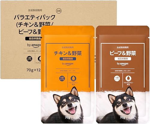 by Amazon 犬用ウェットフード 総合栄養食 バラエティパック...