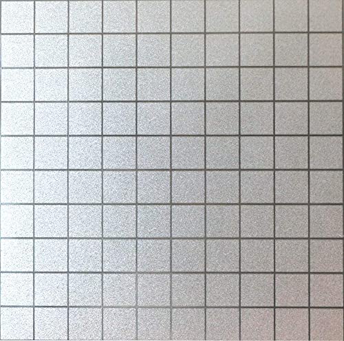 Image of Elton 3D Window Films Privacy Film Self Adhesive Decorative Film for Bathroom Door Window Heat Control Anti UV (Square) 24 X 72 Inches