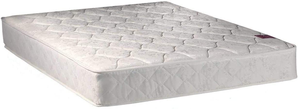DS Solutions USA Legacy 1-Sided None Flip Full XL Size Mattress Only with Mattress Cover Protector - Fully
