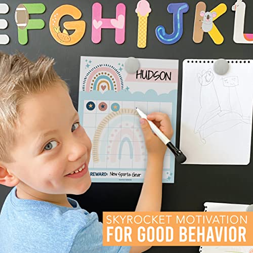 Image of Sticker Chart for Kids Behavior at Home and Back to School Reward Charts