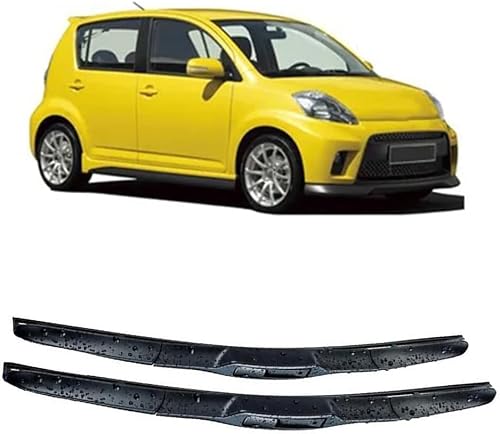 RESKIU Car Front Windshield Wiper Blade Set Replacement for Daihatsu Sirion MK2 2005-2012, All Season Windscreen Wipers Quiet Easy Installation